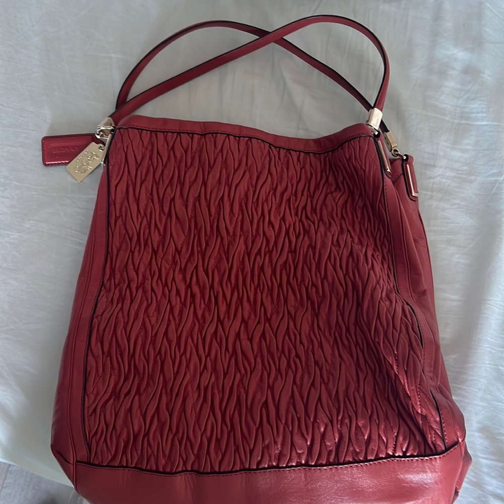 Coach leather handbag